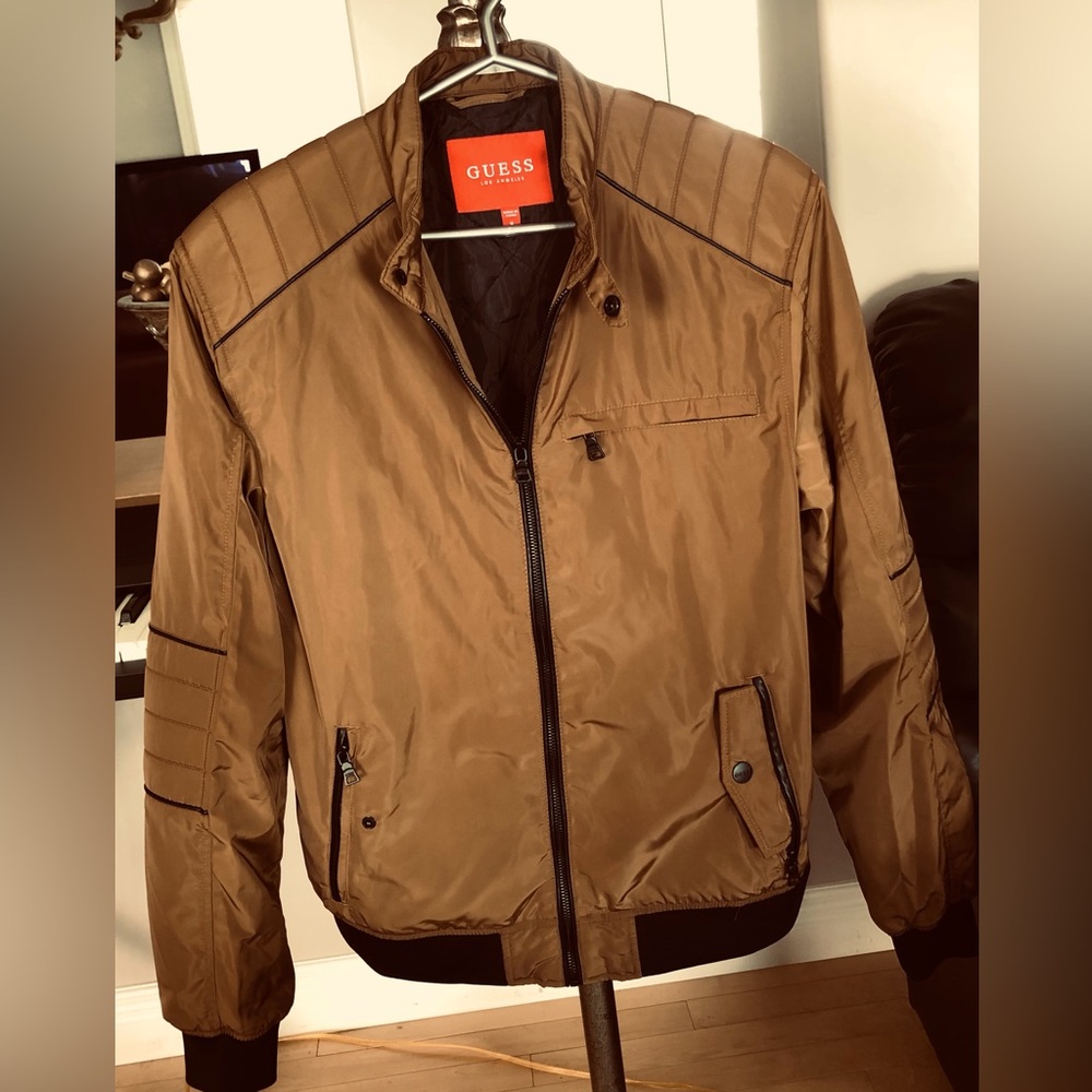 Guess Los Angeles, Men’s Medium, Bomber Style Jacket, EUC- Like New